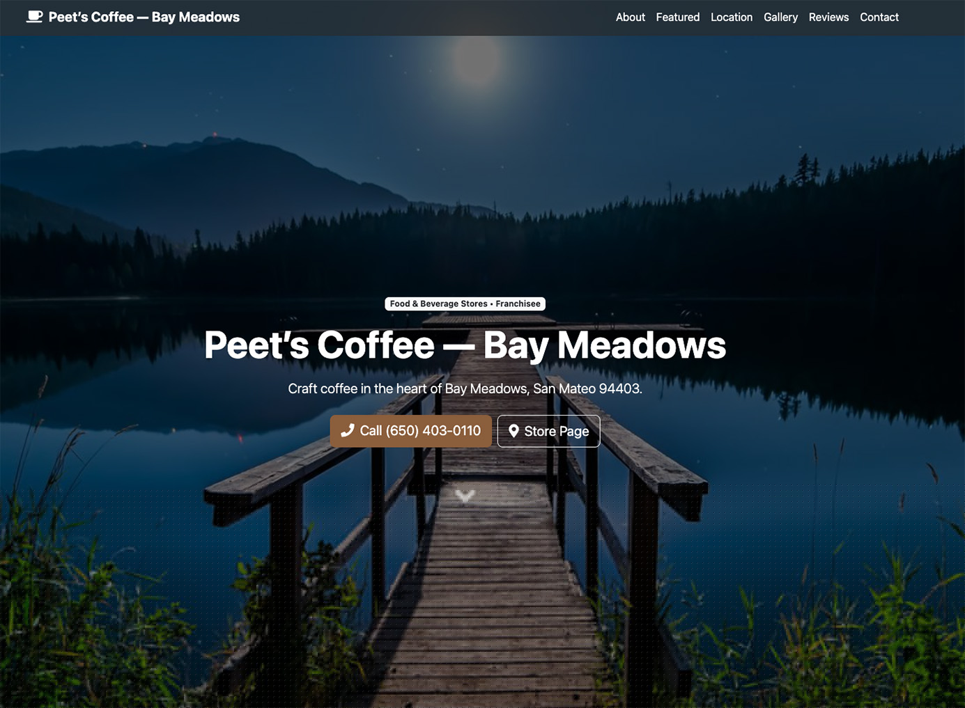 Peet's Coffee Bay Meadows